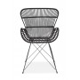 K335 krzesło rattan czarny (2p1szt)Krzesła metalowe 