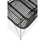 K335 krzesło rattan czarny (2p1szt)Krzesła metalowe 