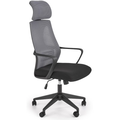 Ergonomiczne fotele biurowe VALDEZ popiel Halmar