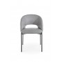 K373 krzesło popielaty (1p2szt)Krzesła metalowe 