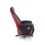 Fotel rozkładany CAMARO czarny + czerwony