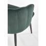 K386 krzesło ciemny zielony (1p2szt)Krzesła metalowe 
