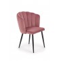 K386 krzesło różowy (1p2szt)Krzesła metalowe 