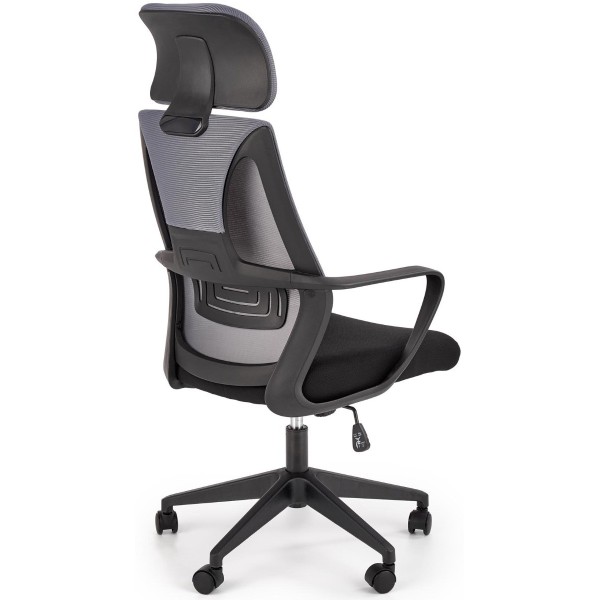 Ergonomiczne fotele biurowe VALDEZ szary Halmar