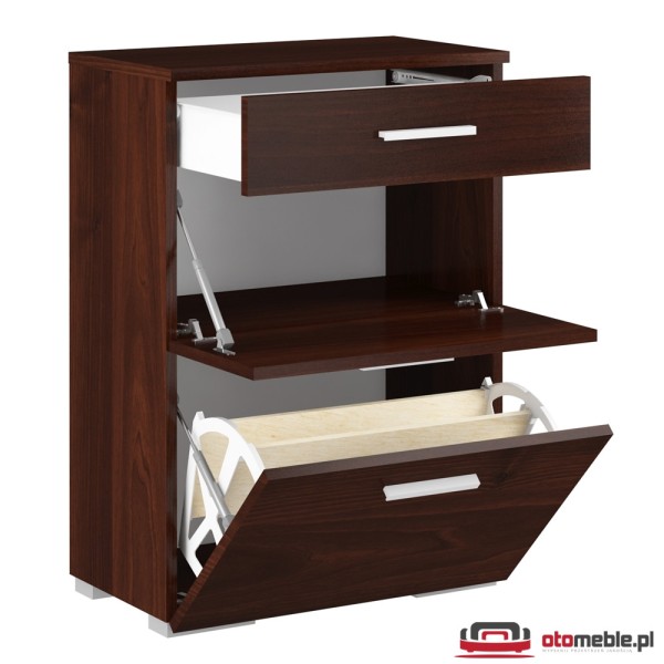 Szafka do przedpokoju z szufladą 60 cm GAMA 04 orzech