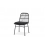 K401 krzesło czarny / popielaty