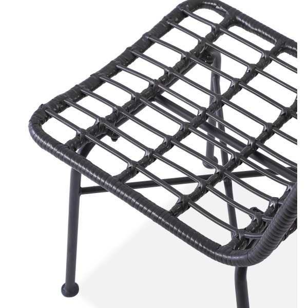 K401 krzesło czarny / popielaty (1p4szt)Krzesła metalowe 