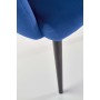 K410 krzesło granatowy velvet (1p1szt)Krzesła metalowe 