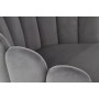 K410 krzesło popielaty velvet (1p1szt)Krzesła metalowe 