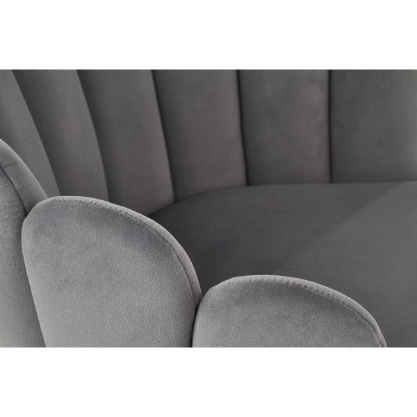 K410 krzesło popielaty velvet (1p1szt)Krzesła metalowe 