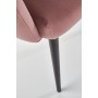 K410 krzesło różowy velvet (1p1szt)Krzesła metalowe 