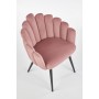K410 krzesło różowy velvet (1p1szt)Krzesła metalowe 