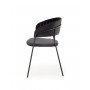K426 krzesło czarny (1p4szt)Krzesła metalowe 