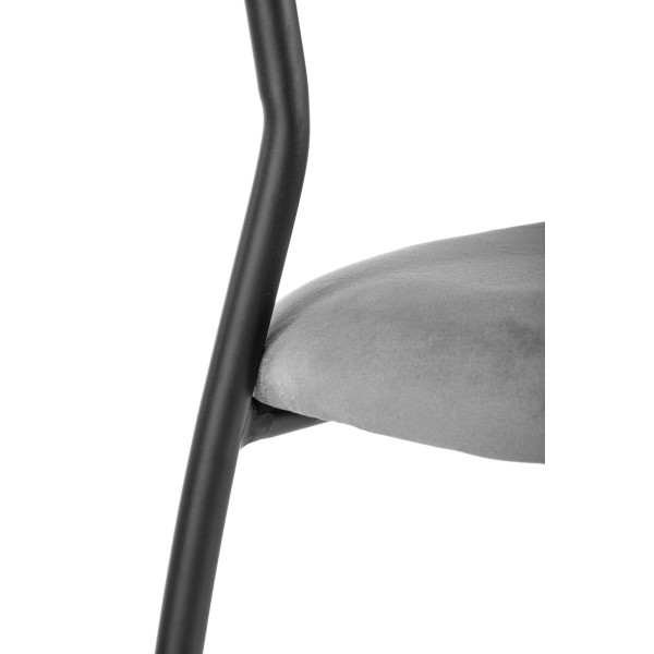 K426 krzesło popielaty (1p4szt)Krzesła metalowe 