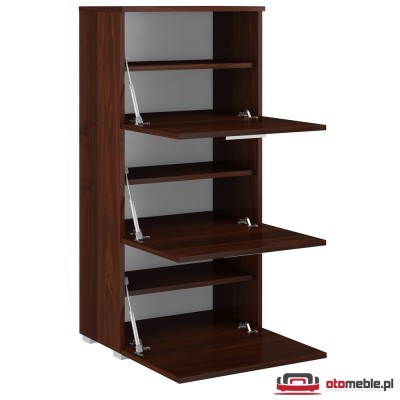 Wysoka szafka na buty 60 cm GAMA 05 orzech ciemny