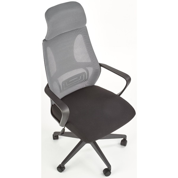 Ergonomiczne fotele biurowe VALDEZ szary Halmar