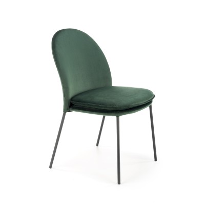 Krzesło velvet K443 ciemny zielony Halmar