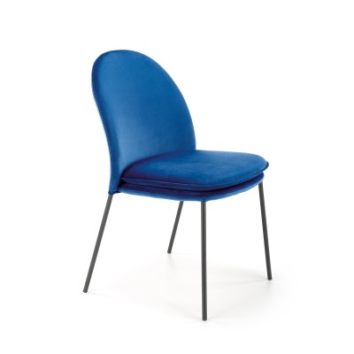 Krzesło velvet K443 granatowy Halmar