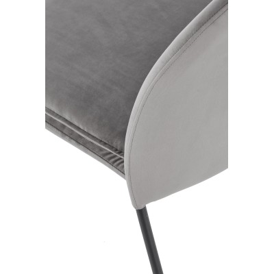 Krzesło velvet szare K443 Halmar