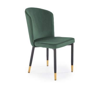 Krzesła velvet K446 ciemny zielony Halmar
