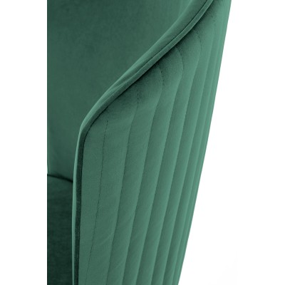 Krzesła velvet K446 ciemny zielony Halmar
