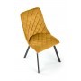 K450 krzesło musztardowy (1p4szt)Krzesła metalowe 