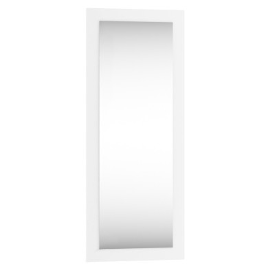 Białe lustro ścienne 100x40 cm - GAMA 12