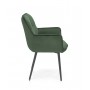 K463 krzesło ciemny zielony (1p2szt)Krzesła metalowe 