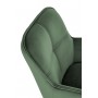 K463 krzesło ciemny zielony (1p2szt)Krzesła metalowe 
