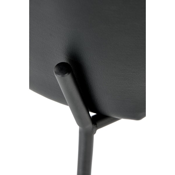 K471 krzesło popiel/czarnyKrzesła metalowe 