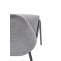K476 krzesło ciemny popiel (1p2szt)Krzesła metalowe 