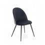K478 krzesło czarny - biały (1p4szt)Krzesła metalowe 