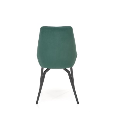 Krzesło zielone welurowe K479 Halmar