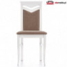 Białe krzesło na drewnianych nogach CITRONE biały + Inari 23
