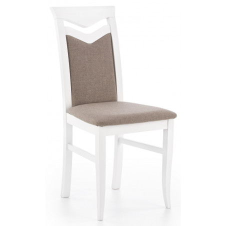 Białe krzesło na drewnianych nogach CITRONE biały + Inari 23 Halmar