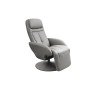 Fotel do salonu obrotowy OPTIMA popielaty Halmar