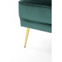 SANTI fotel wypoczynkowy ciemny zielony / złoty (1p1szt)Meble wypoczynkowe 
