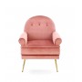 SANTI fotel wypoczynkowy różowy / złoty (1p1szt)Meble wypoczynkowe 