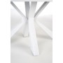 VIVALDI stół rozkładany blat - biały marmur, nogi - biały (2p1szt)Stoły szklane i mdf 