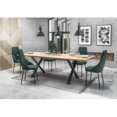APEX 140x85 MDF + okleina naturalna kolor: dąb naturalny