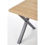 APEX 140x85 MDF + okleina naturalna kolor: dąb naturalny (2p1szt)Stoły szklane i mdf 