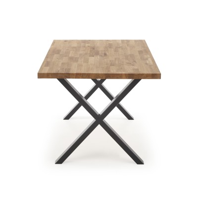APEX 160x90 drewno lite - dębowe kolor: dąb naturalny