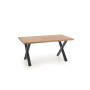 APEX 160x90 drewno lite - dębowe kolor: dąb naturalny (2p1szt)Stoły szklane i mdf 