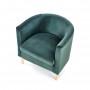 CLUBBY 2 fotel wypoczynkowy ciemny zielony / naturalny (1p1szt)Meble wypoczynkowe 