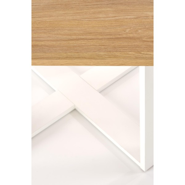 CROSS ława kolor dąb złoty/biały (1p1szt)Ławy 