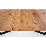 MASSIVE stół rozkładany 160-250x90x77 cm jasny dąb/czarny (2p1szt)Stoły szklane i mdf 