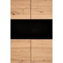 MURANO KM-3 komoda dąb artisan/czarny (2p1szt)Kolekcje 