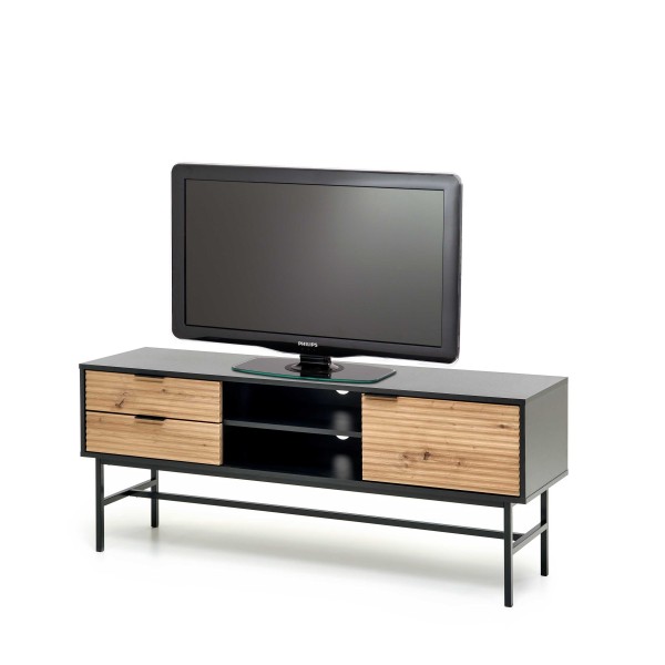 MURANO RTV-1 stolik RTV dąb artisan/czarny (1p1szt)Kolekcje 