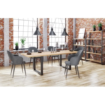 RADUS 120x78 MDF + okleina naturalna kolor: dąb naturalny