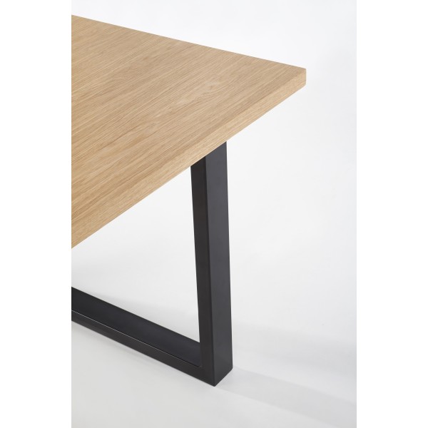 RADUS 120x78 MDF + okleina naturalna kolor: dąb naturalny (2p1szt)Stoły szklane i mdf 